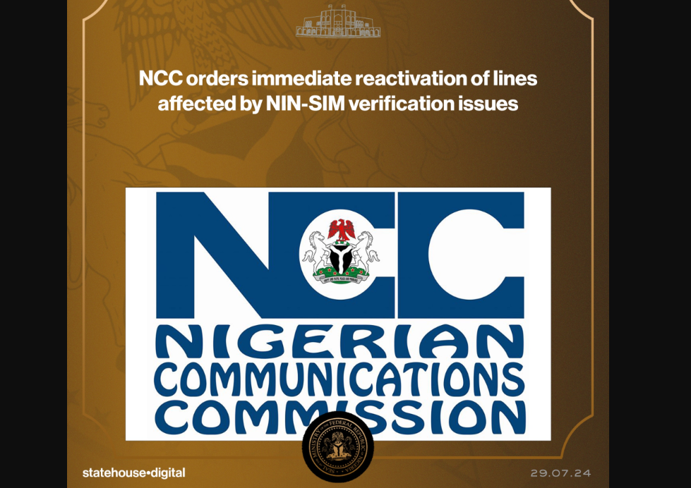 NCC orders reactivation of barred lines extends NIN-SIM link deadline