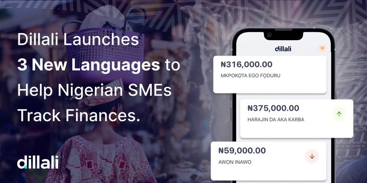 Dillali launches 3 new languages to help Nigerian SMEs track finances